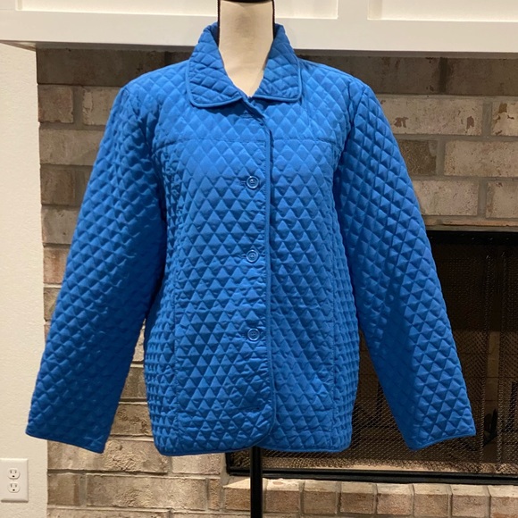 Quilted Diamond Pattern Coat - Picture 2 of 9